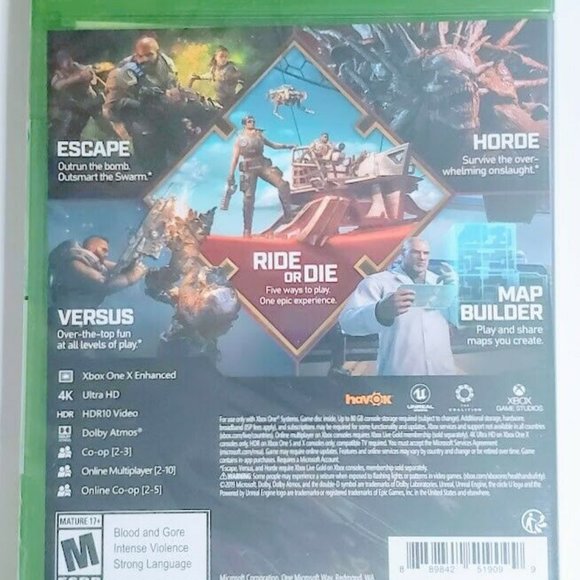 Gears 5 Xbox One Video Game Console Exclusive Xbox One X Enhanced HDR New Sealed - Picture 3 of 7